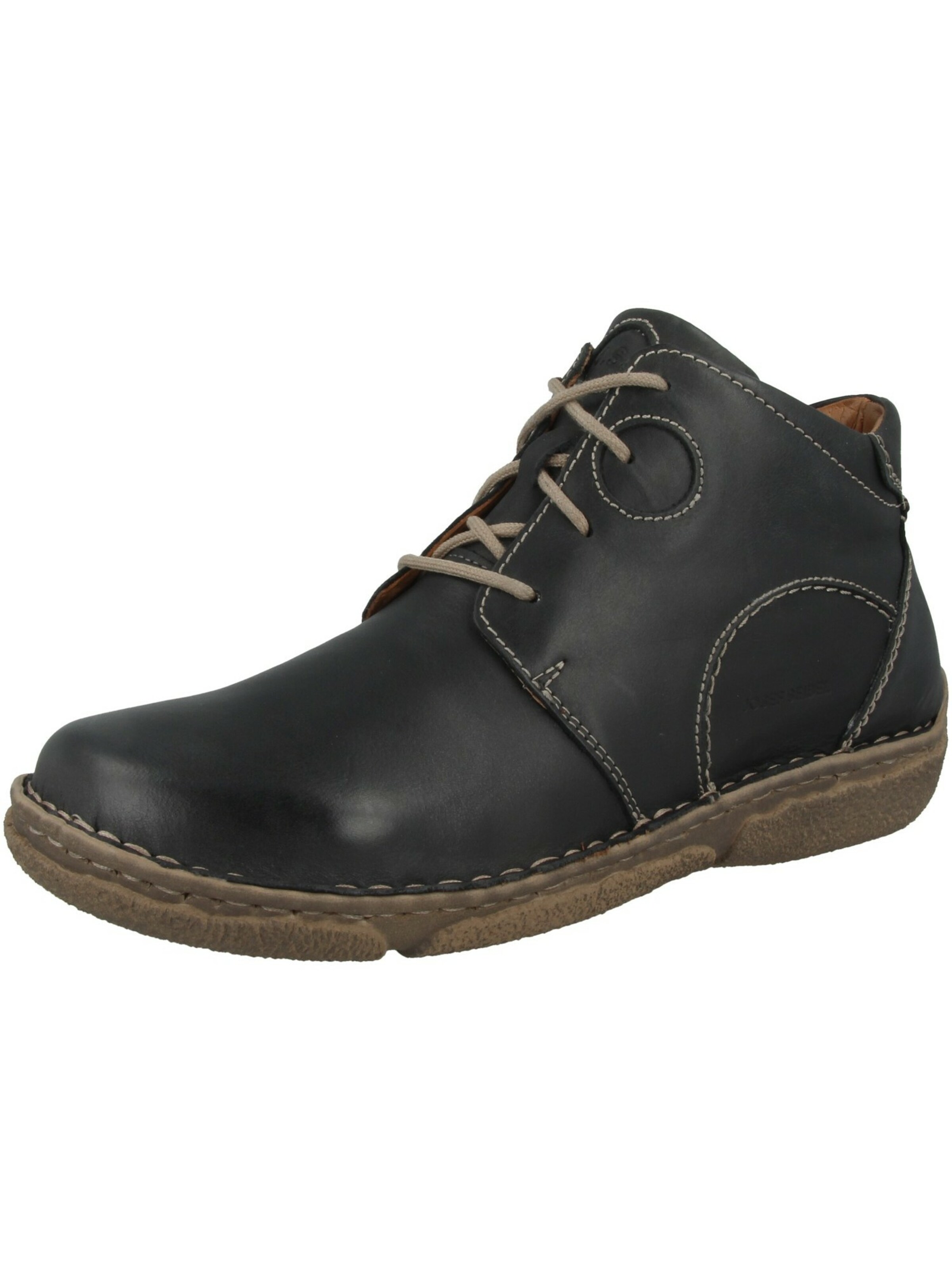 JOSEF SEIBEL Schnürstiefelette 'Neele' in Grau: Vorderseite