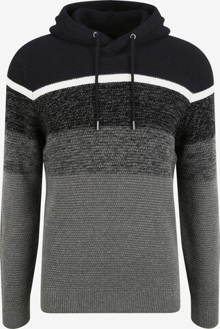 Pull-over 'Cedral' BLEND en gris : devant