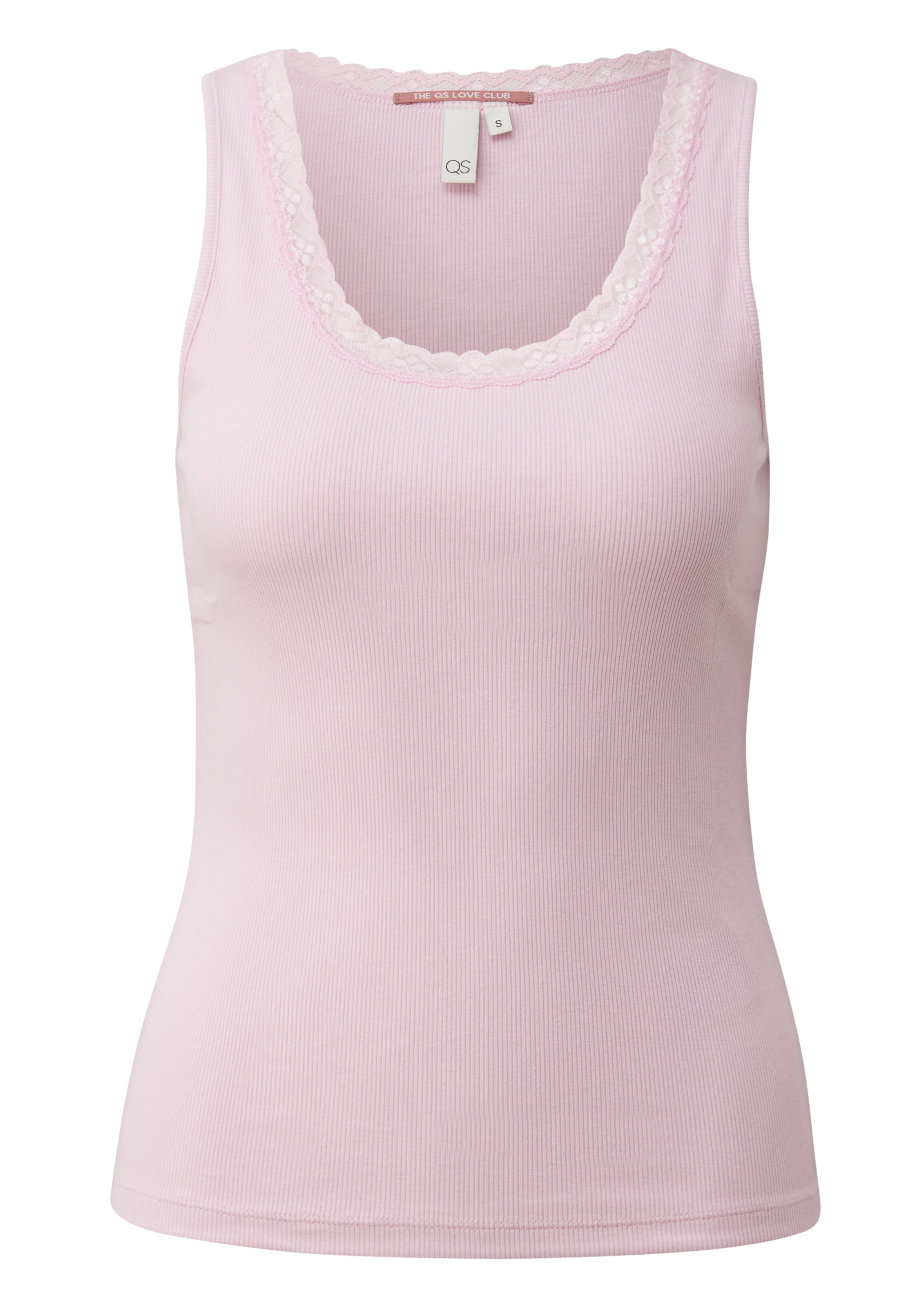 QS Shirt in Roze: voorkant