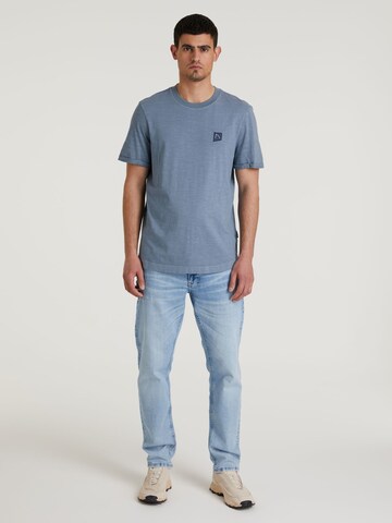 CHASIN' Shirt 'Brody Slub' in Blauw