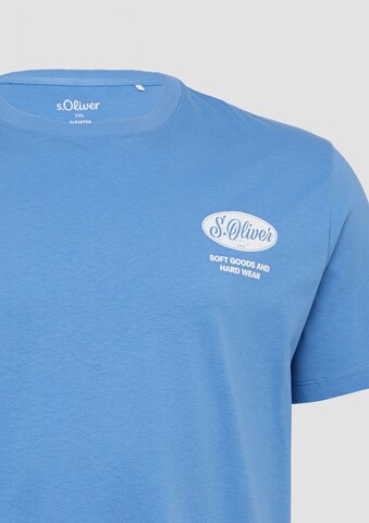 s.Oliver Men Big Sizes Shirt in Blue