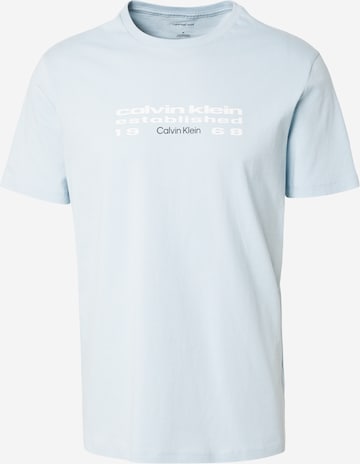 Calvin Klein Jeans Футболка в Синий: спереди