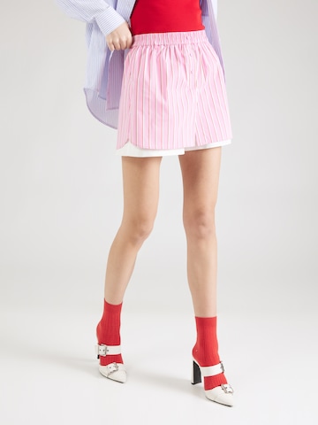 UNITED COLORS OF BENETTON Regular Shorts in Pink: predná strana