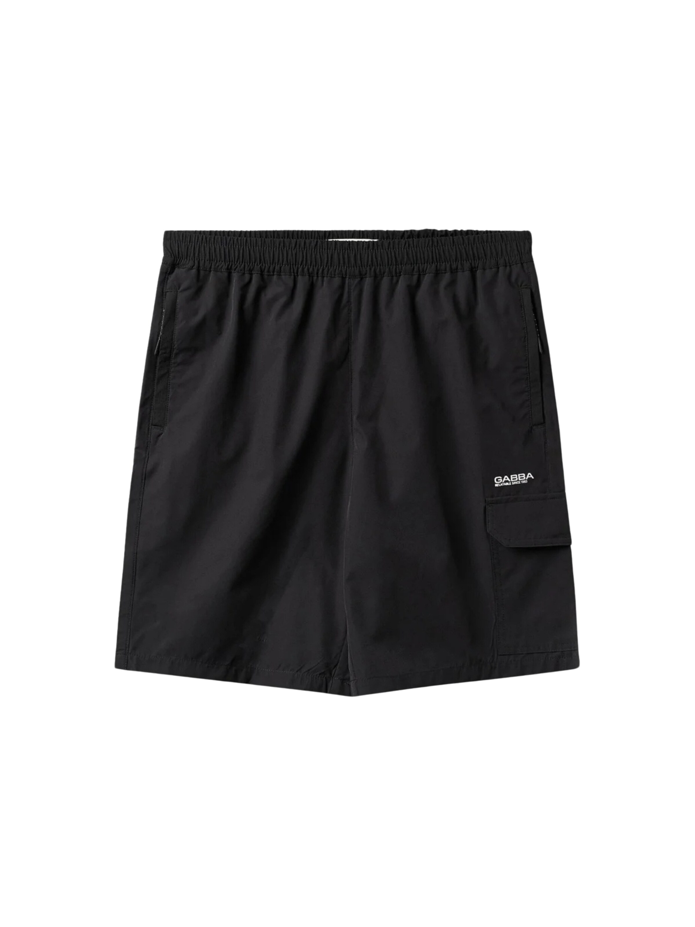 GABBA regular Cargobukser 'Zack Graph' i sort: forside