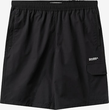 GABBA Regular Gargohousut 'Zack Graph' värissä musta: etupuoli