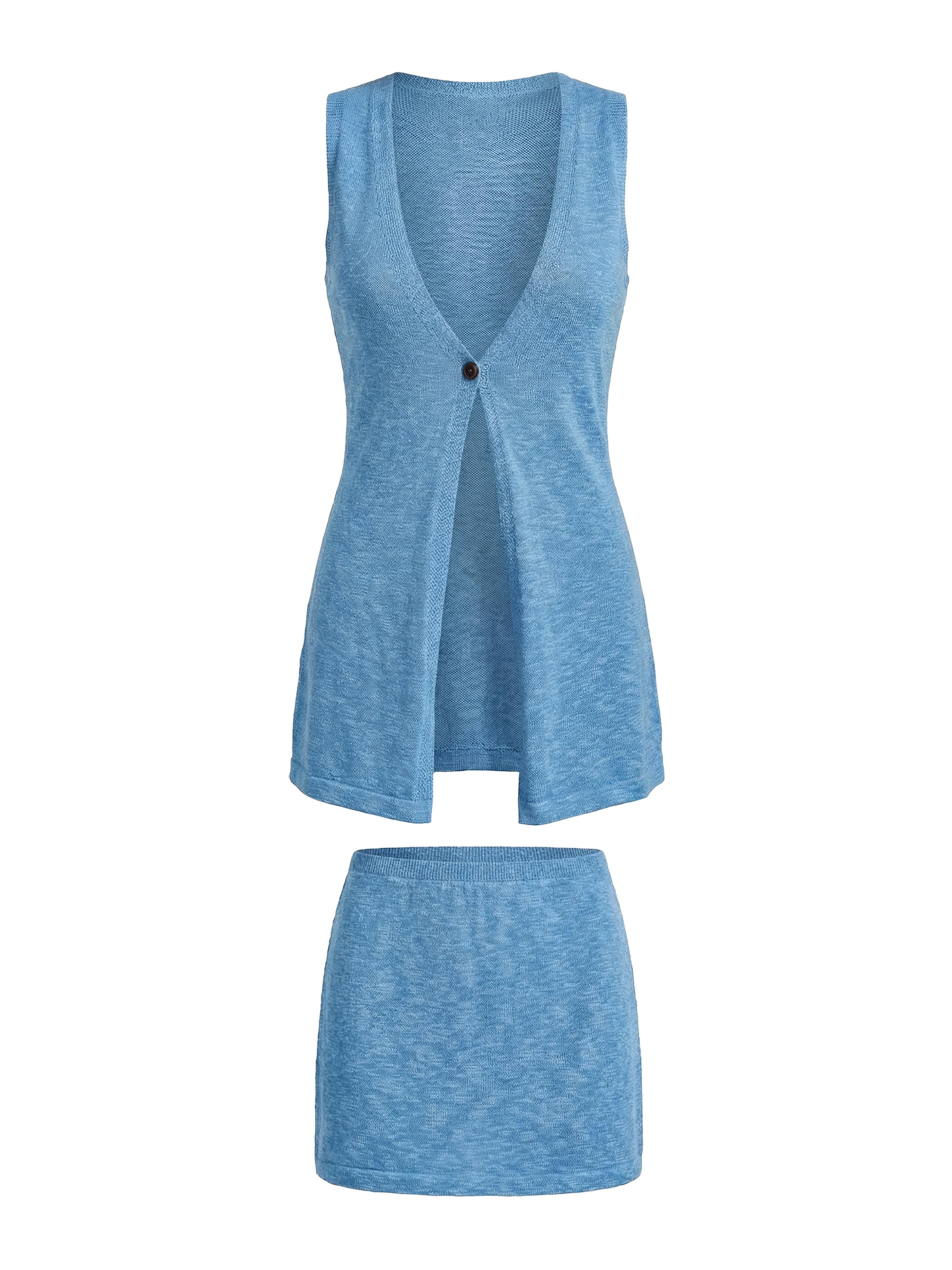 Imily Bela Kostim | modra barva: sprednja stran