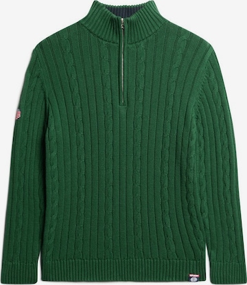 Superdry Trui in Groen: voorkant