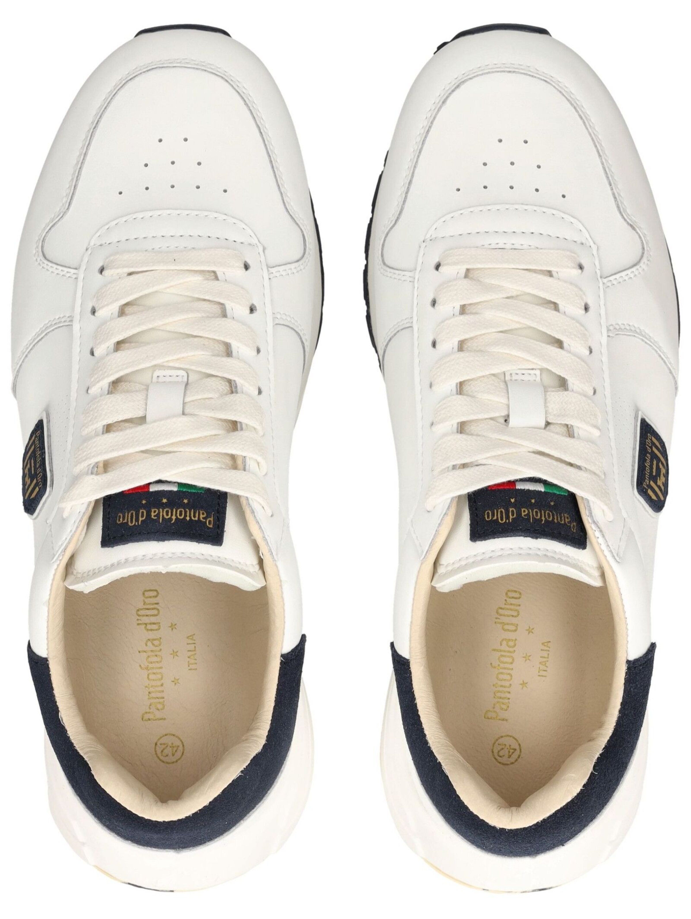 PANTOFOLA D'ORO Platform trainers in White