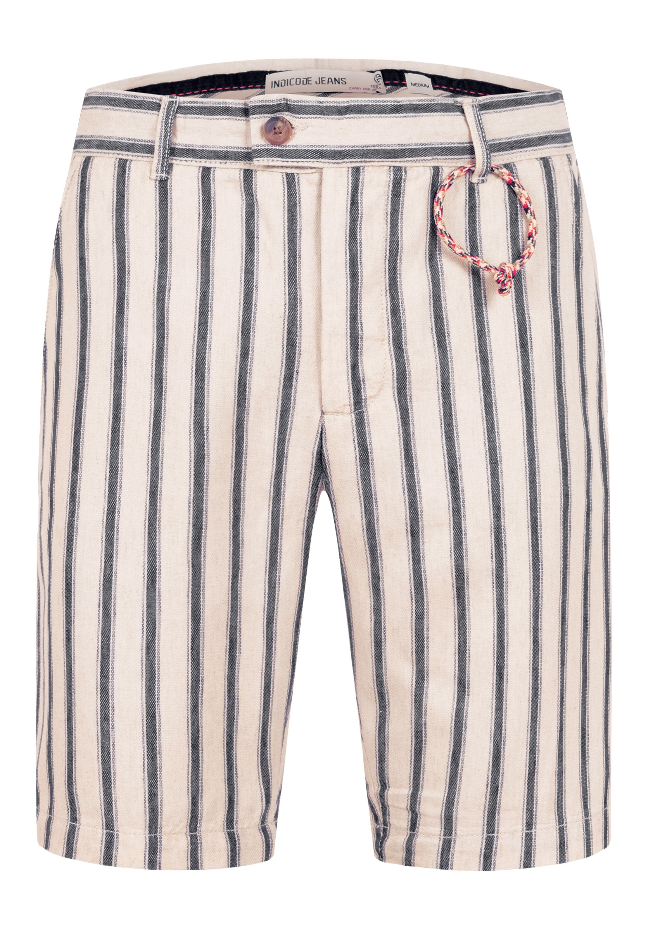 INDICODE JEANS Chino 'Monetti' in Wit: voorkant