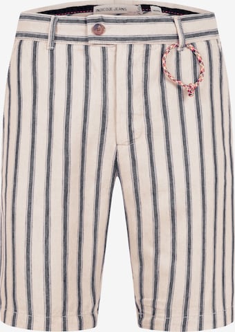 INDICODE JEANS Chino trousers 'Monetti' in White: front