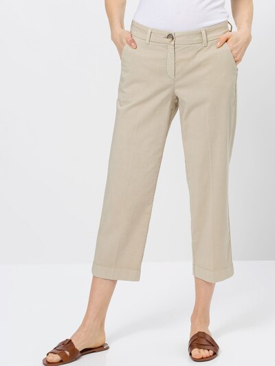 zero Hose in beige, Modelansicht