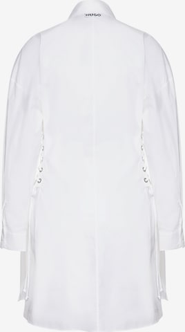 HUGO Shirt Dress 'Kusanna' in White