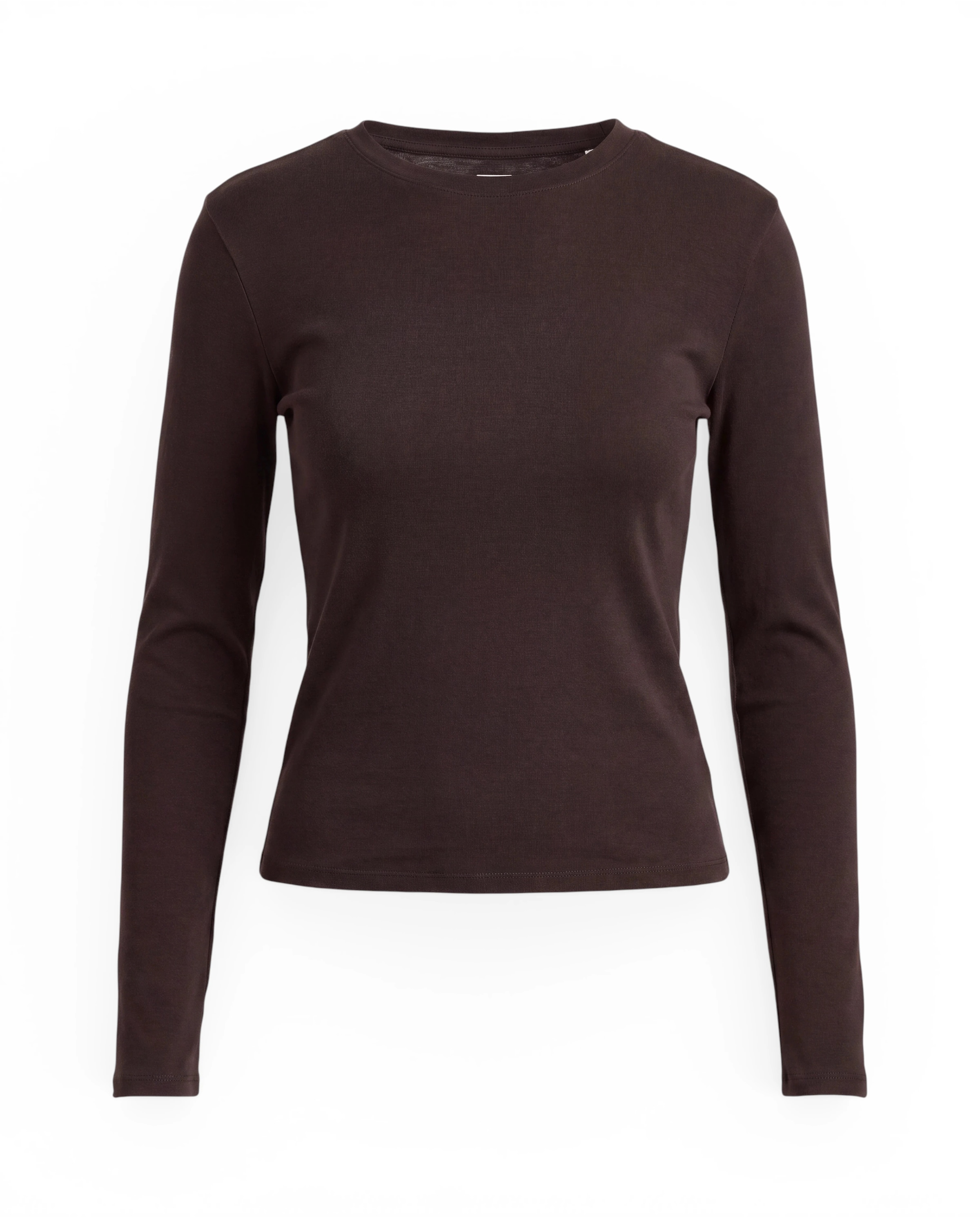 TOPSHOP T-shirt 'EVERYDAY' en XS en brun foncé, Vue avec produit
