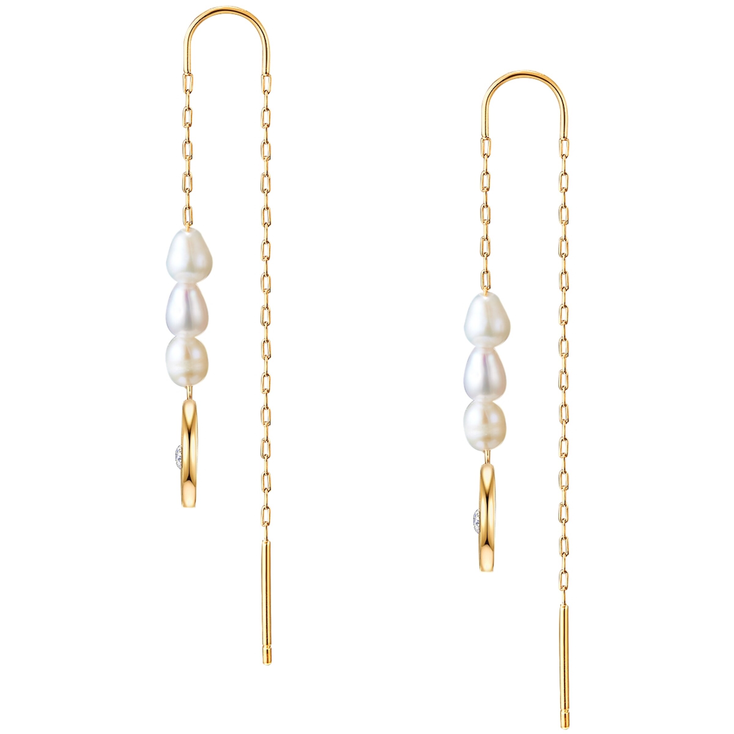Valero Pearls Ohrringe in Gold