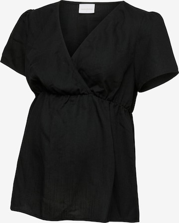MAMALICIOUSBluza 'MLHANNA TESS' - crna boja: prednji dio