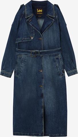 Cappotto di mezza stagione di Pull&Bear in blu: frontale