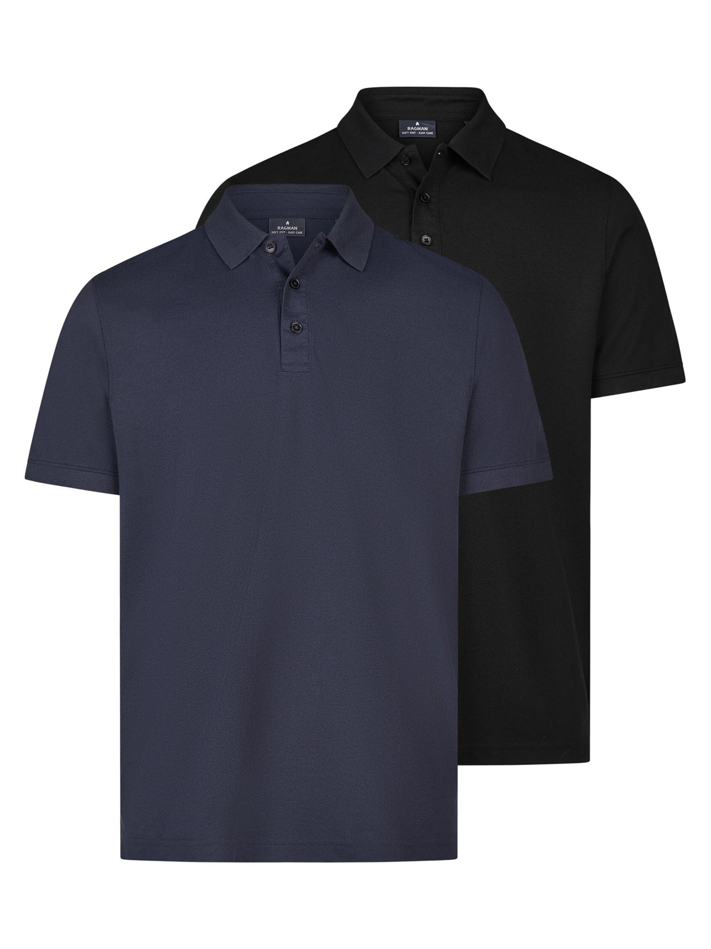 Ragman Shirt 'Basic' in Blue: front