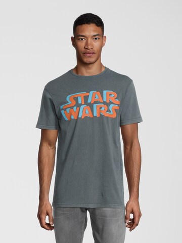 Recovered - Camisa 'Star Wars' em cinzento: frente