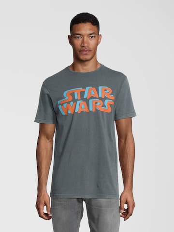 Recovered Shirt 'Star Wars' in Grey: front