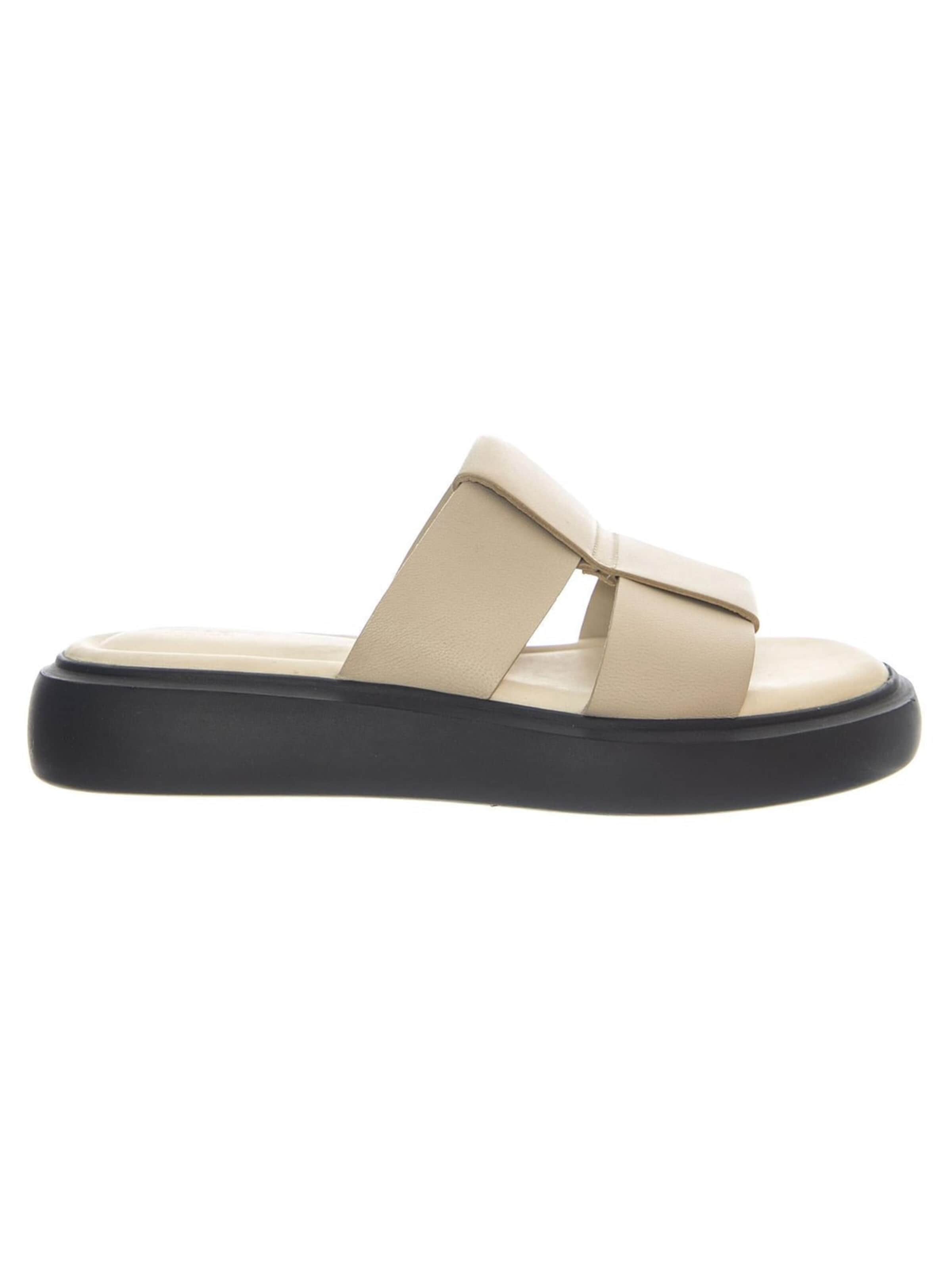 Vagabond Klapki 'BLENDA OFF WHITE GOAT LEATHER' w kolorze beżowy