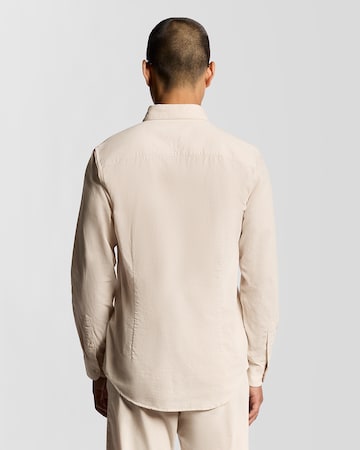 Lyle & Scott Regular fit Overhemd in Beige