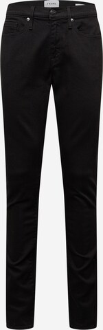 FRAME Regular Jeans in Black: front