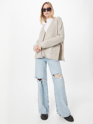 TOM TAILOR DENIM Knit Cardigan in Beige