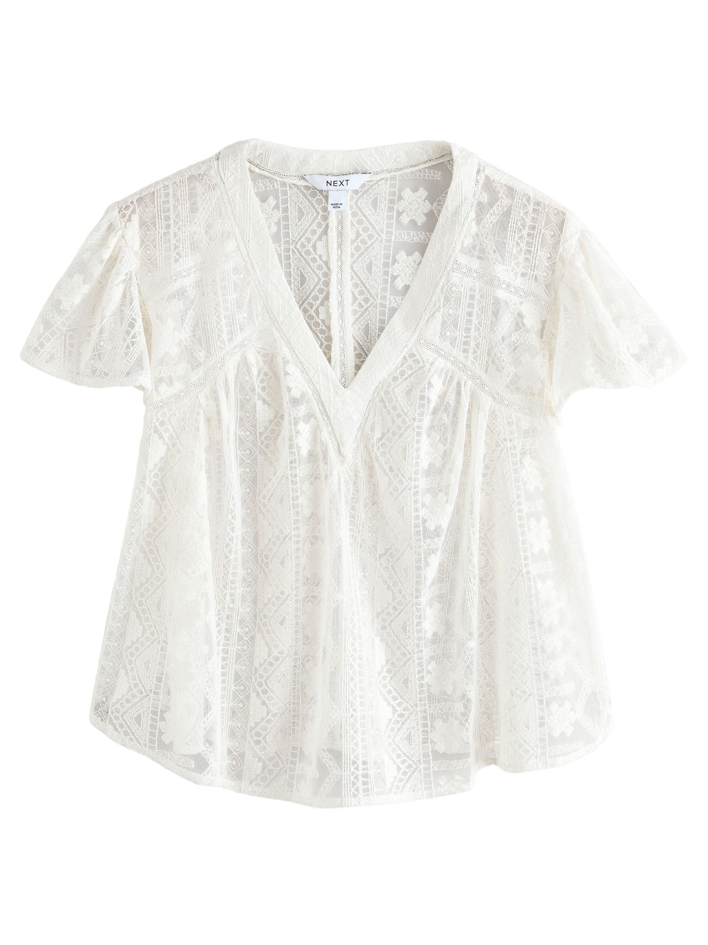 Next Блуза в бяло: отпред