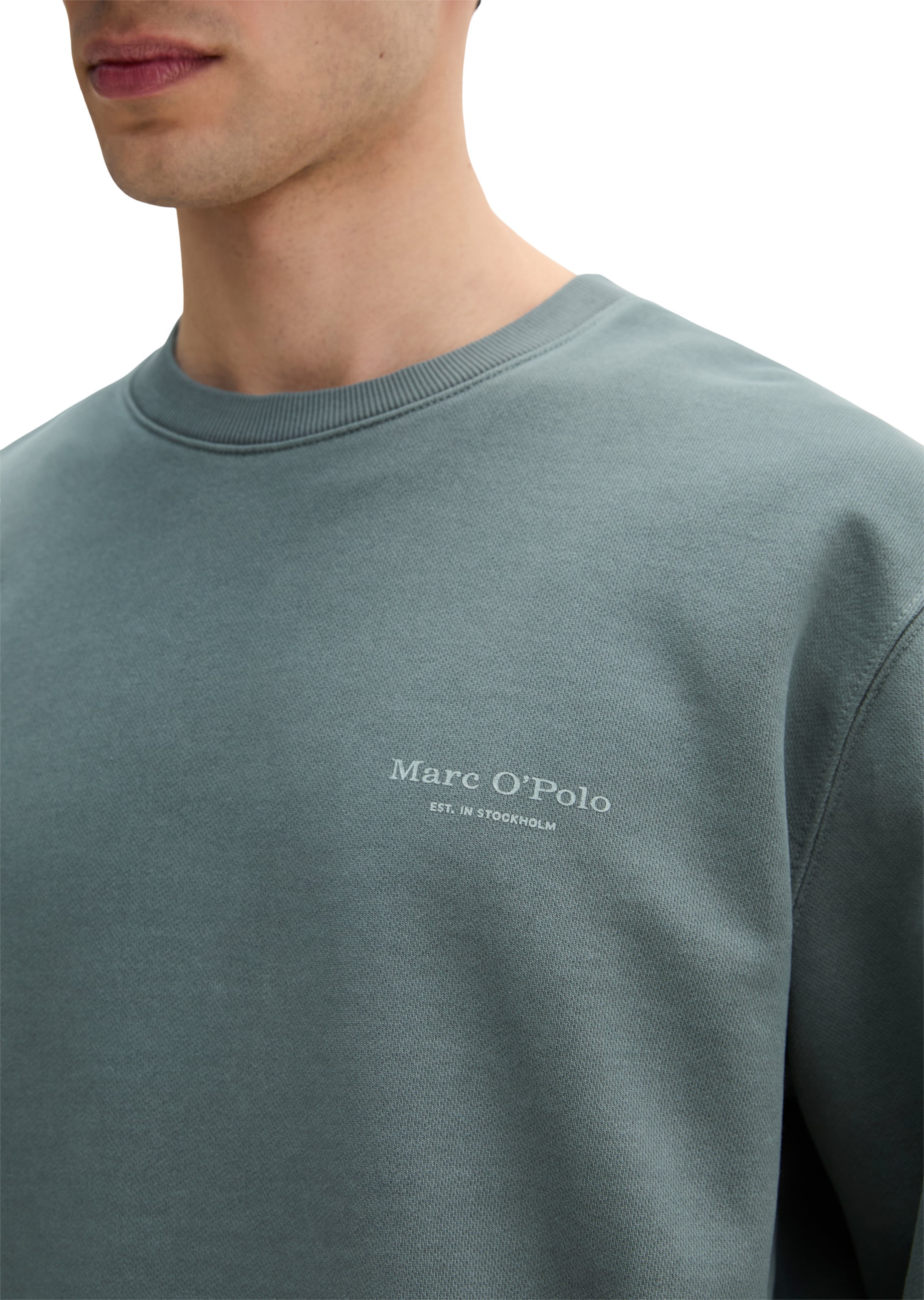 Marc O'Polo Sweatshirt in Grün