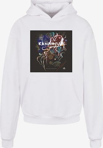 Merchcode Sweatshirt 'Apoh - Kandinsky Art Is Free' in White: front