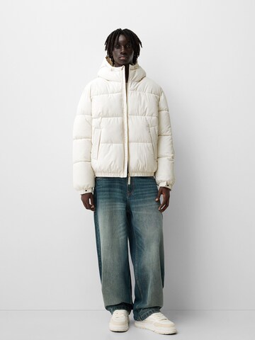Bershka Jacke in Weiß