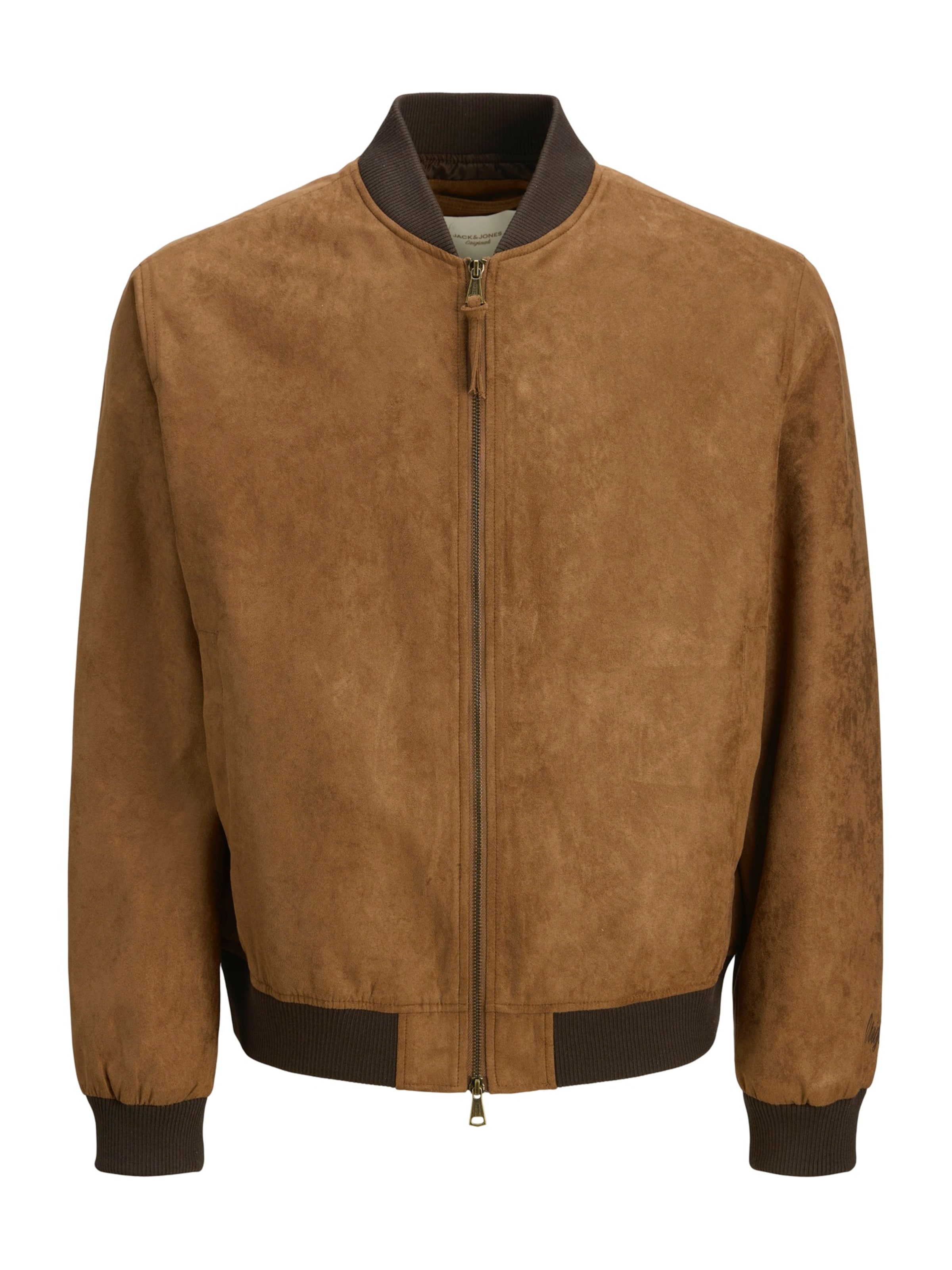 JACK & JONES Between-Season Jacket 'JORNANTUCKET' in Brown: front