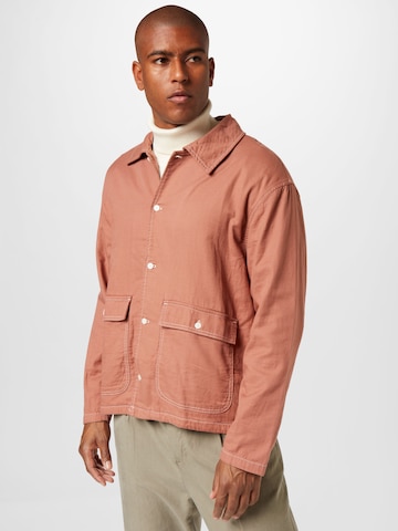 WEEKDAY Between-season jacket 'Lucas' in Brown: front