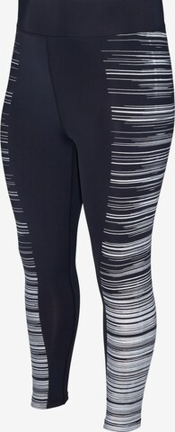 Skinny Pantaloni sportivi 'Atracy' di Active by Zizzi in nero