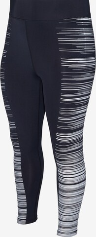 Active by Zizzi Skinny Workout Pants 'Atracy' in Black