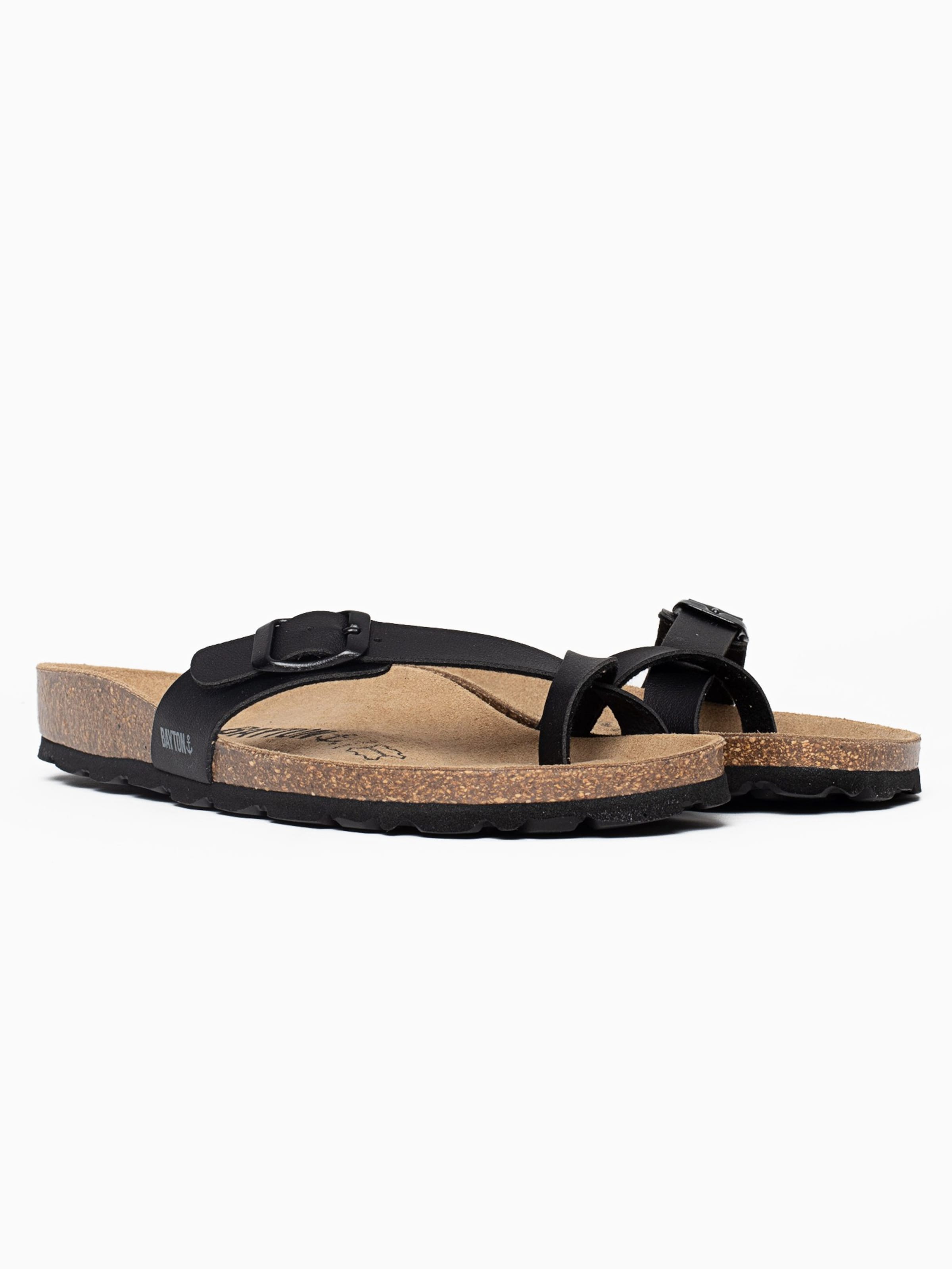 Flip-flops 'Junon' de la Bayton pe negru