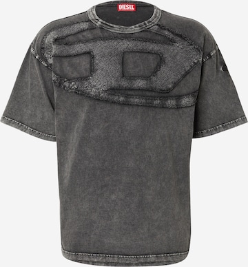 DIESEL Tričko - Čierna: predná strana