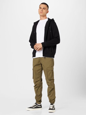 Effilé Pantalon cargo 'Kane Noah' JACK & JONES en vert