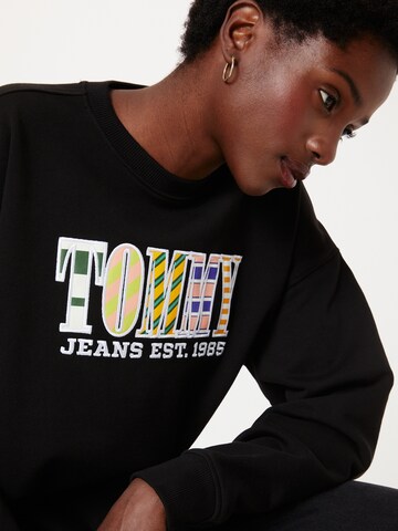 Tommy Jeans Sweatshirt in Schwarz