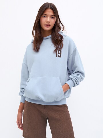 Pull&Bear Sweatshirt in Blau: Vorderseite