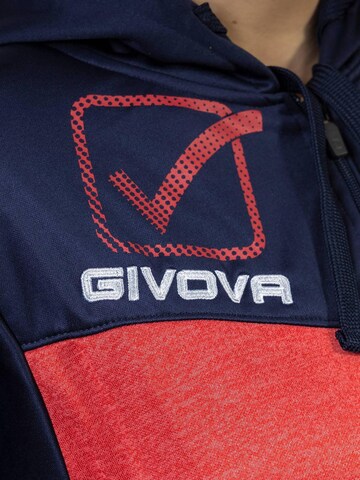 Completo sportivo 'Tuta sportiva Unisex Givova Visa in triacetato TR018 TUTA VISA TRIACETATO GIVOVA' di Givova in rosso