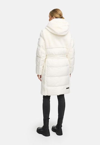 NAVAHOO Wintermantel in Wit