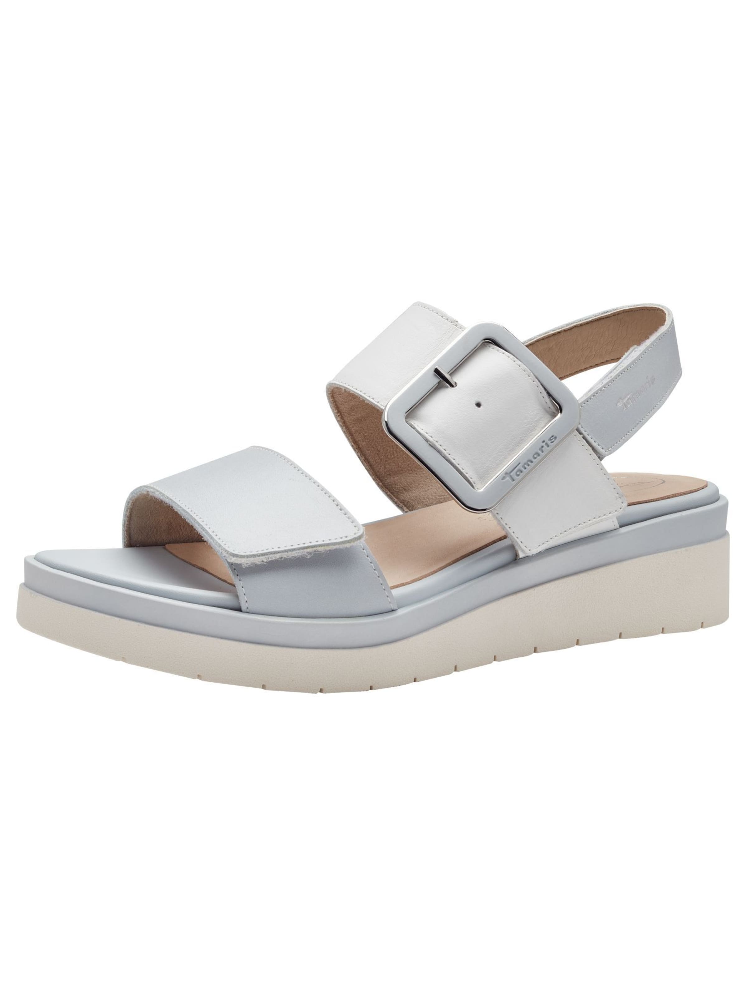 Tamaris Sandale in Blau: Vorderseite