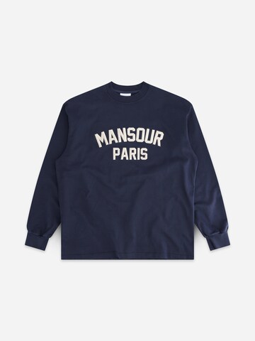 Mansour Shirt 'Paris College Longsleeve' in Blauw