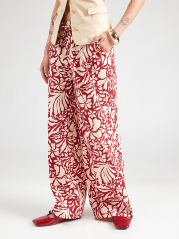 ONLY - Loosefit Calças 'ONLKALEEN' em vermelho: frente