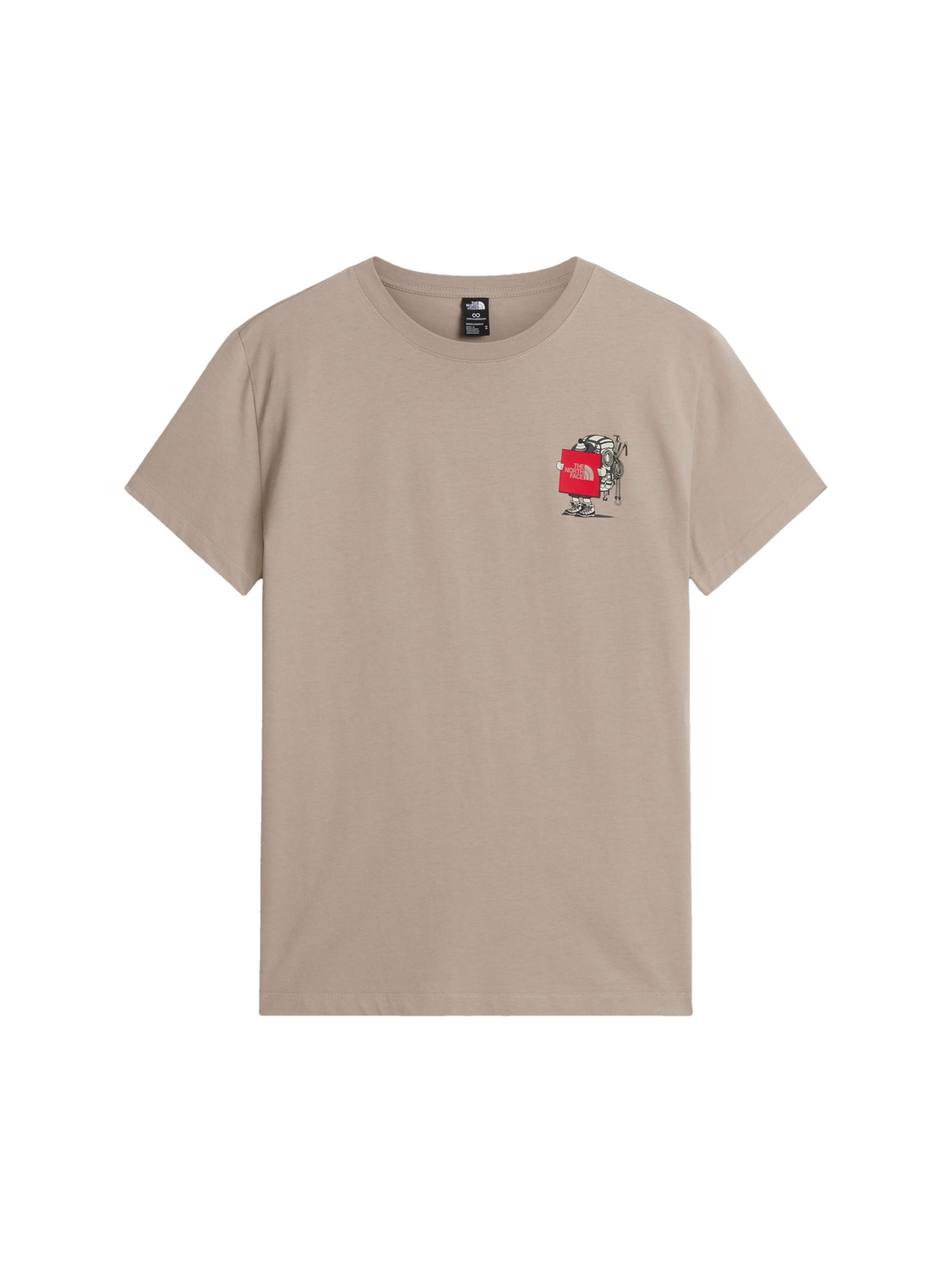 THE NORTH FACE - Camisa em castanho: frente
