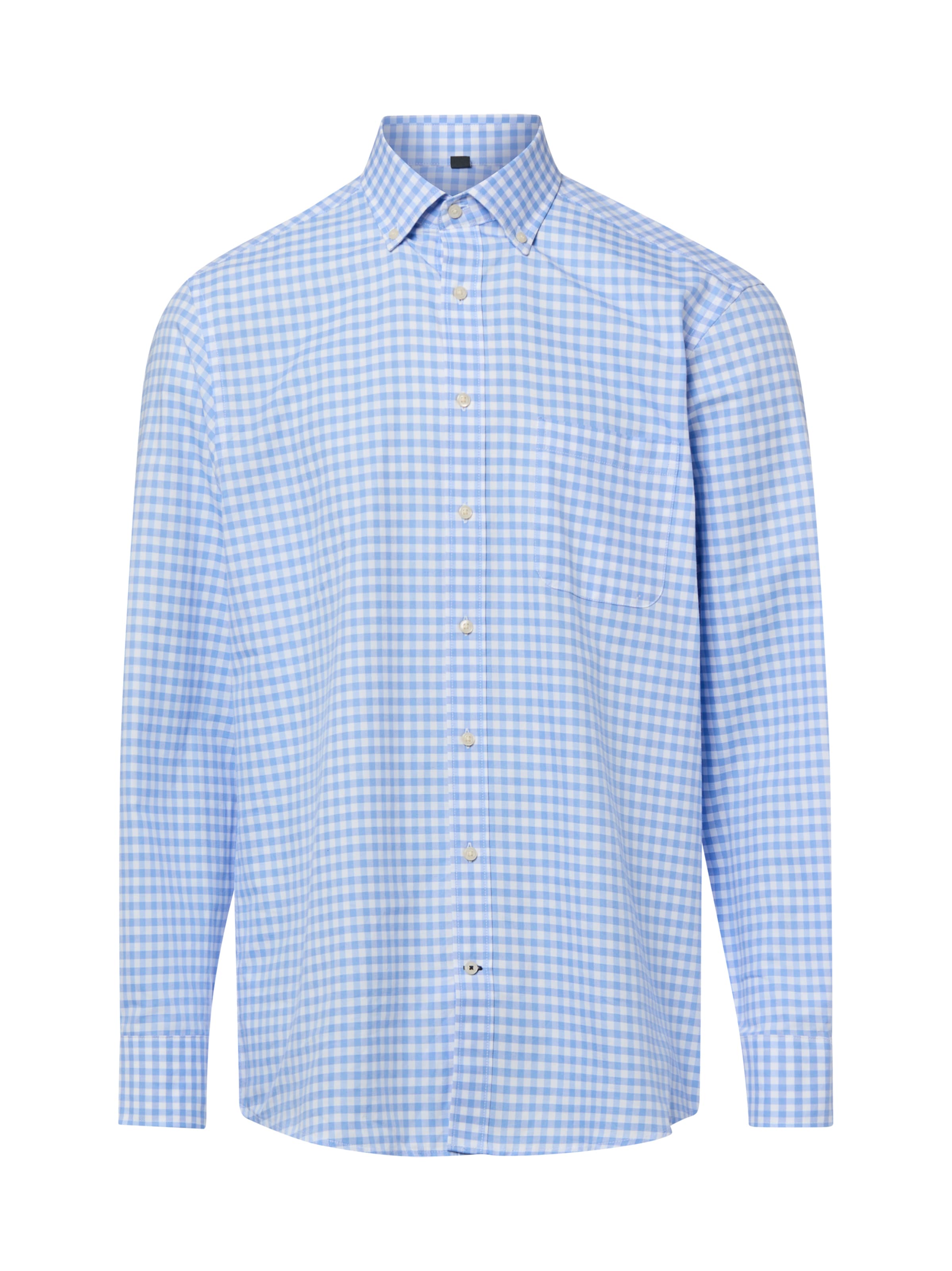 Chemise Nils Sundström en bleu : devant