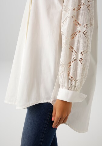 Aniston CASUAL Blouse in White