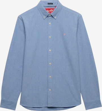 Chemise Superdry & Co en bleu : devant
