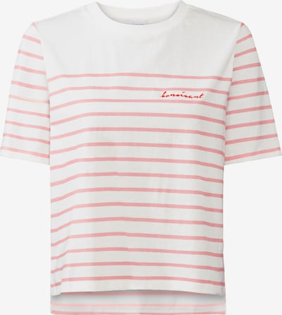LASCANA T-Krekls, krāsa - pasteļrozā / sarkans / balts, Preces skats